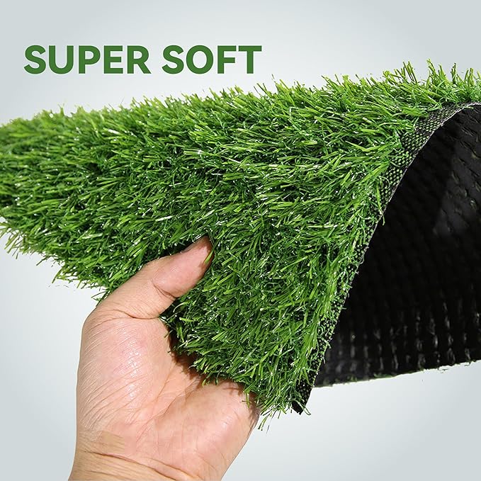 0.8 Inch Artificial Grass Turf - 3FTx32FT Pet Friendly Rug UV Resistant Indoor Outdoor Carpet for Garden, Balcony, Deck