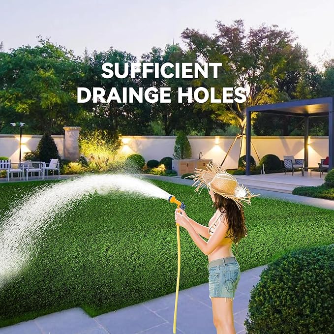 0.8 Inch Artificial Grass Turf - 3FTx32FT Pet Friendly Rug UV Resistant Indoor Outdoor Carpet for Garden, Balcony, Deck